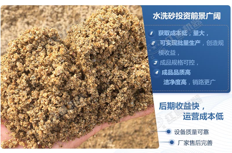 石粉洗出來的砂怎么樣？洗沙設備多少錢一臺？