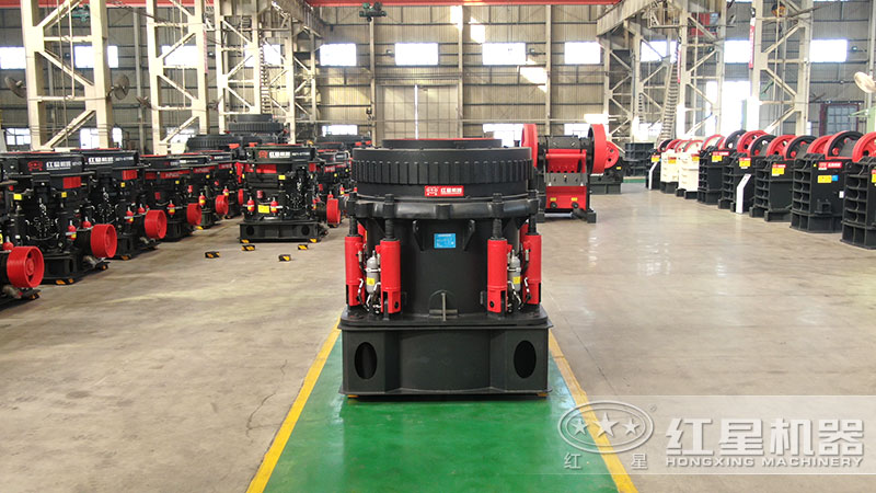 300型圓錐破碎機型號及參數(shù)，一小時能生產(chǎn)多少噸石子？